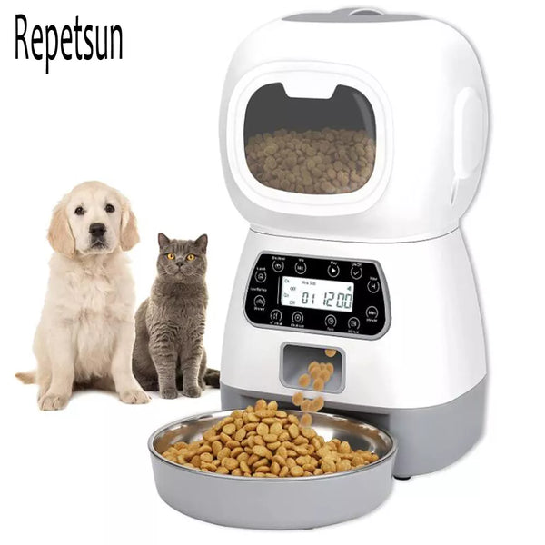 automatic food dispenser for cats