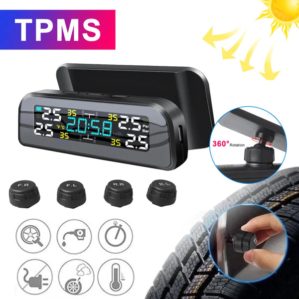 Car TPMS Tire Pressure Alarm Monitor System