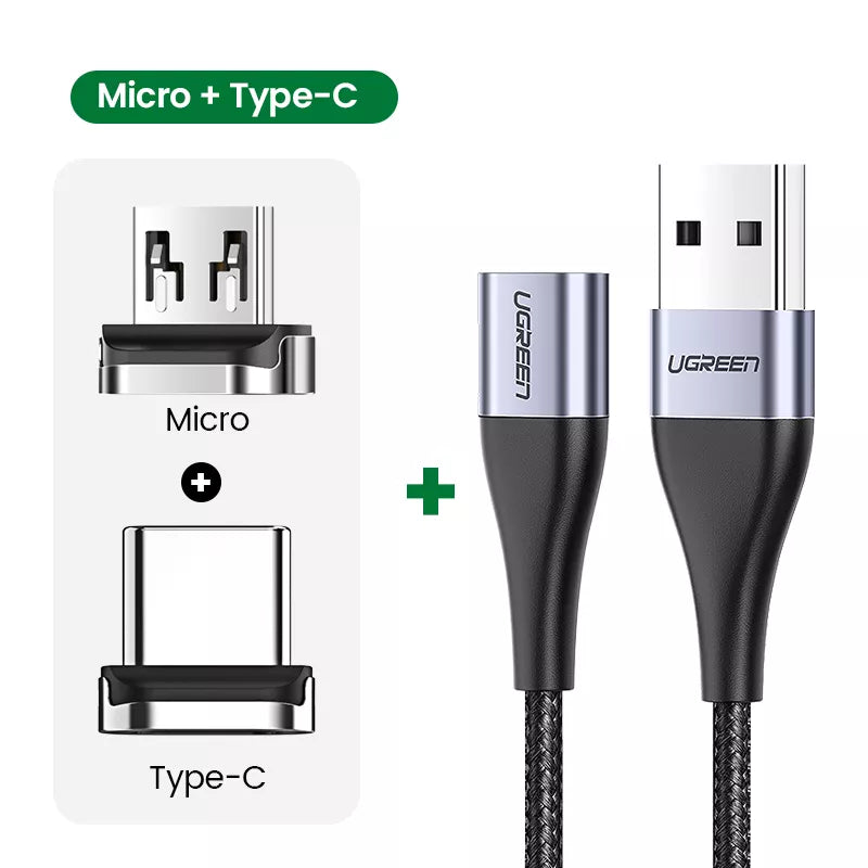 UGREEN Magnetic USB Charging Cable Type C