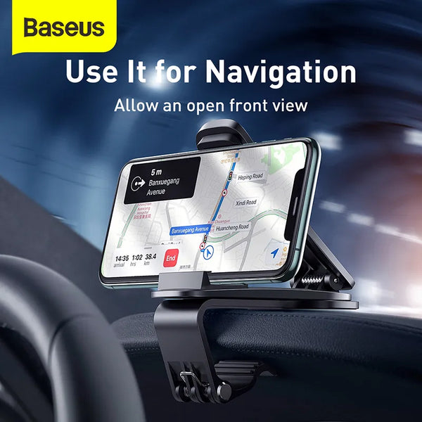 Baseus Car Phone Holder 360 Degree GPS Navigation Dashboard