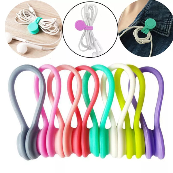 3Pcs/Pack Earphone Cord Winder Cable Holder