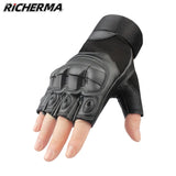 Summer Gloves Motorcycle Men Women Fingerless Gloves