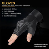 Summer Gloves Motorcycle Men Women Fingerless Gloves