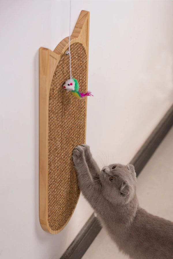 Wall Mounted Cat Scratching Post for Adult Cat Kittens,