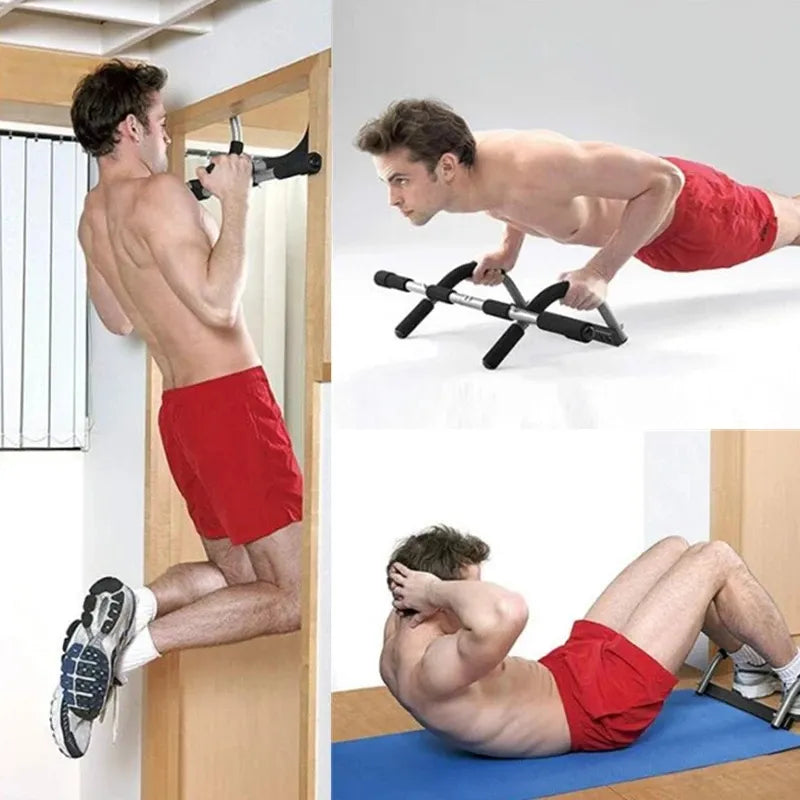 Adjustable Indoor Fitness Door Frame Multi-functional Doorway Pull Up Bar