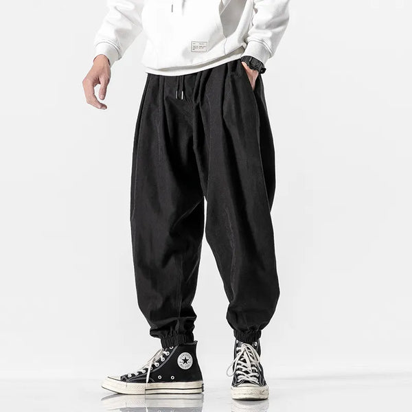 Men's Black Pants Hip Hop Streetwear Fashion