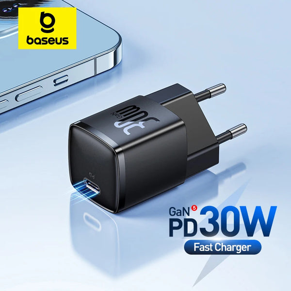 Baseus 30W GaN Charger PD Type C Charger