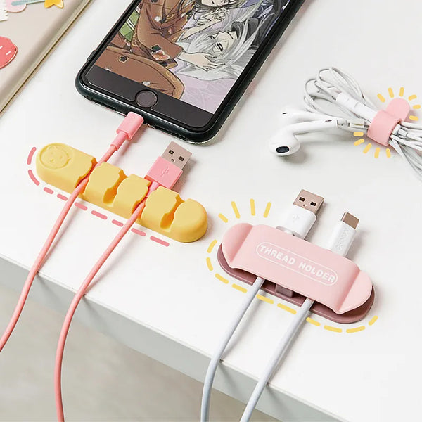 MOHAMM 1 Piece Cute Cable Organizers