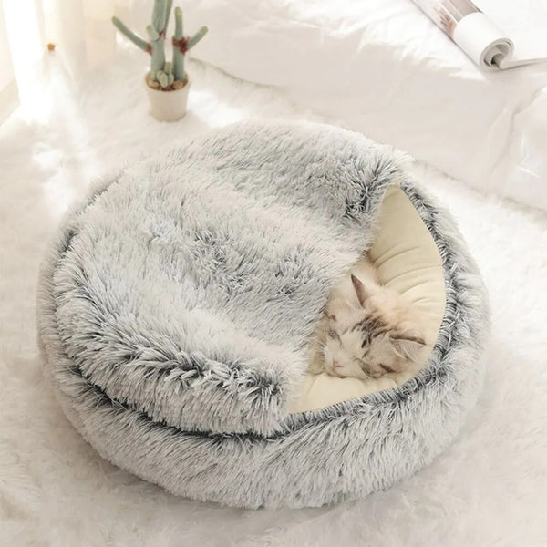 winter pet plush bed | Widgetbud