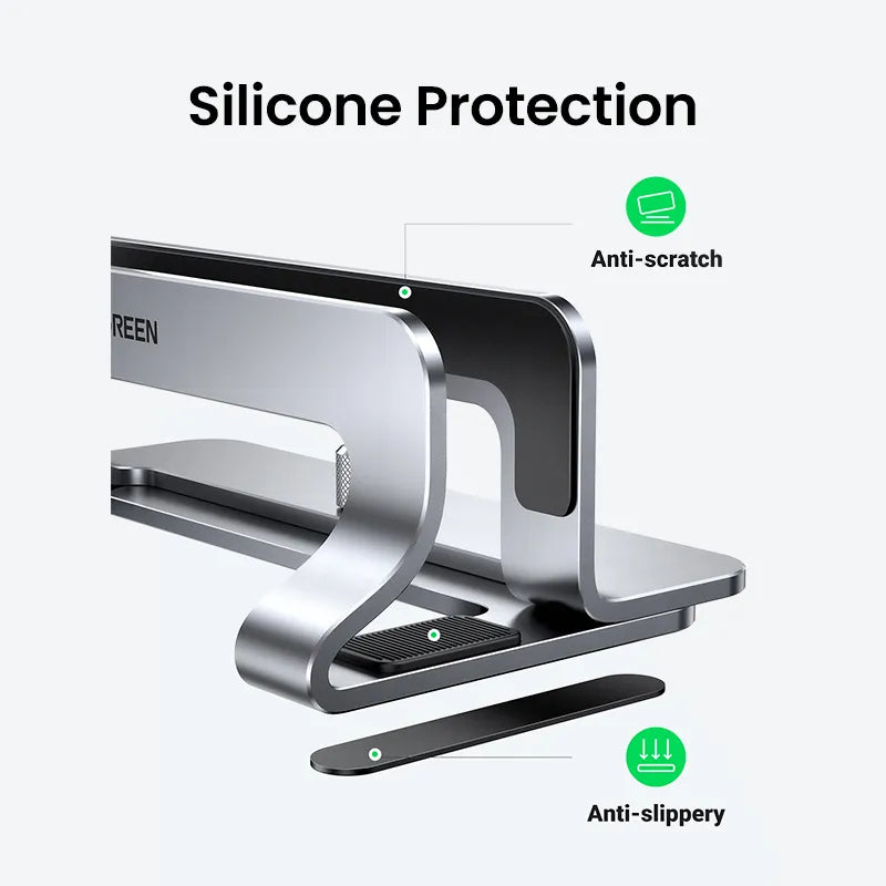 aluminum vertical laptop stand | Widgetbud