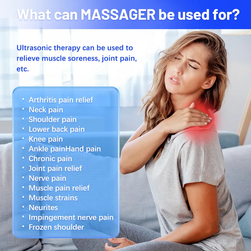 Neck Massager Lcd Display EMS Electric Cervical Massage