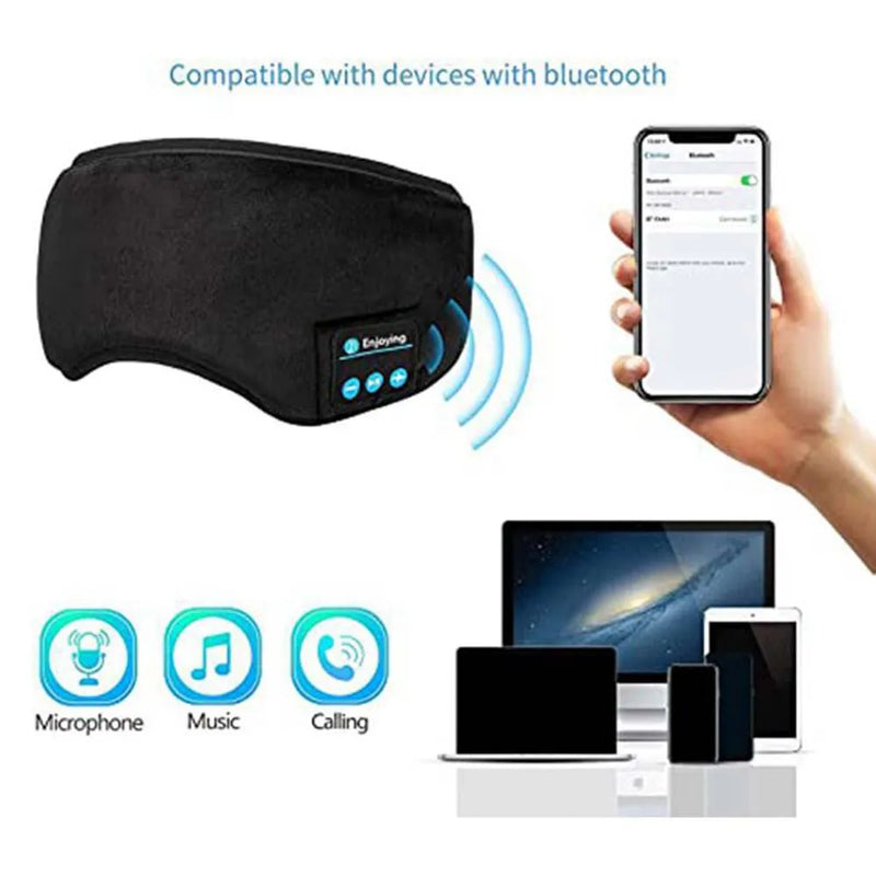 3D Wireless Bluetooth-compatible 5.0 Eye Mask Headset