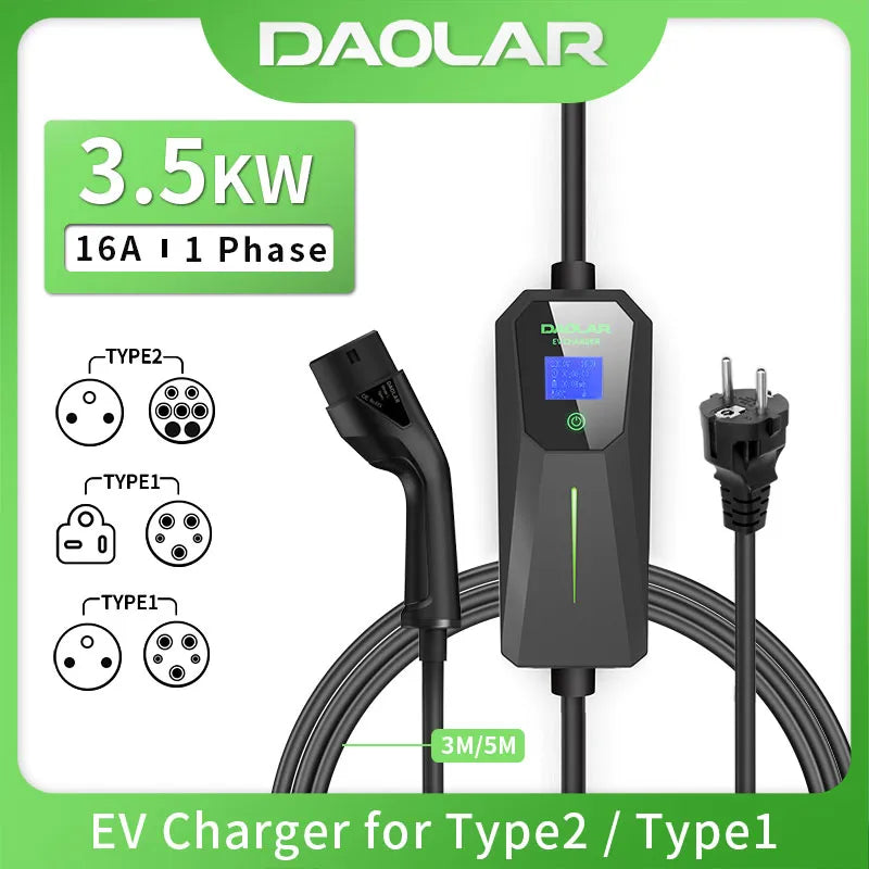 Daolar 3.5KW 16A car charger