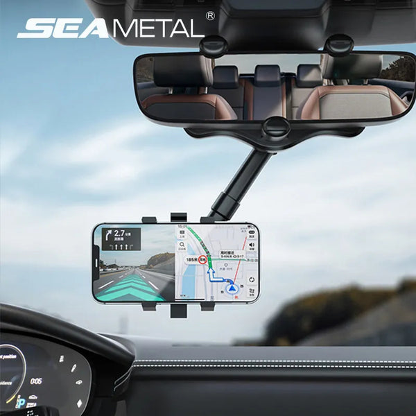 Universal Car Rearview Mirror Phone Holder