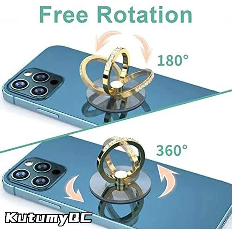 Diamond Cell Phone Ring Holder Stand