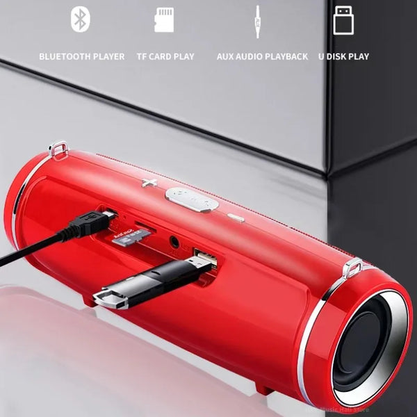 Portable IPX7 Waterproof Outdoor HIFI Column Speaker