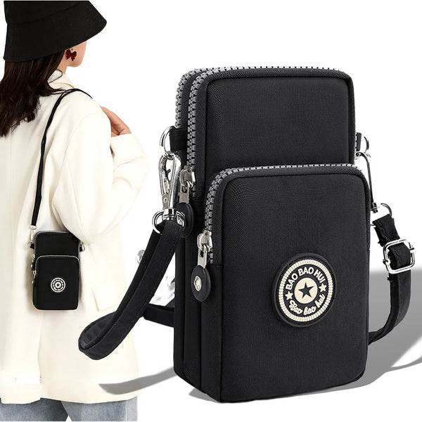 Shoulder Bag Nylon Women Mobile Phone Bag