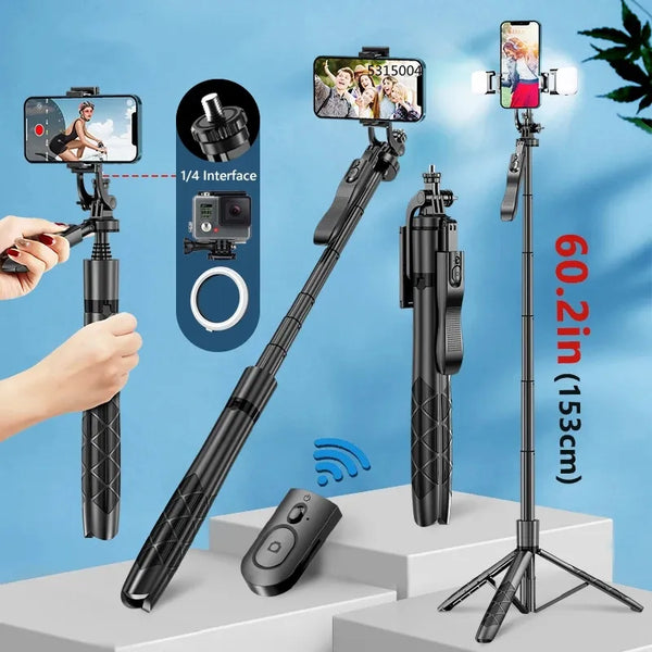 FANGTUOSI 2023 NEW Foldable Bluetooth Selfie Stick
