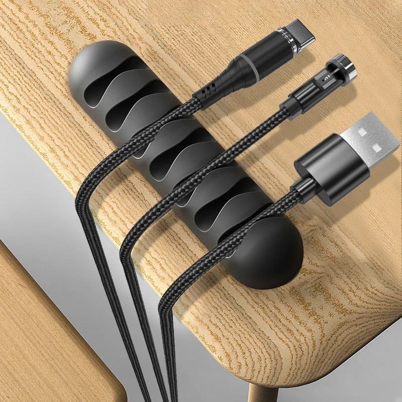 7 Holes USB Cable Organizer