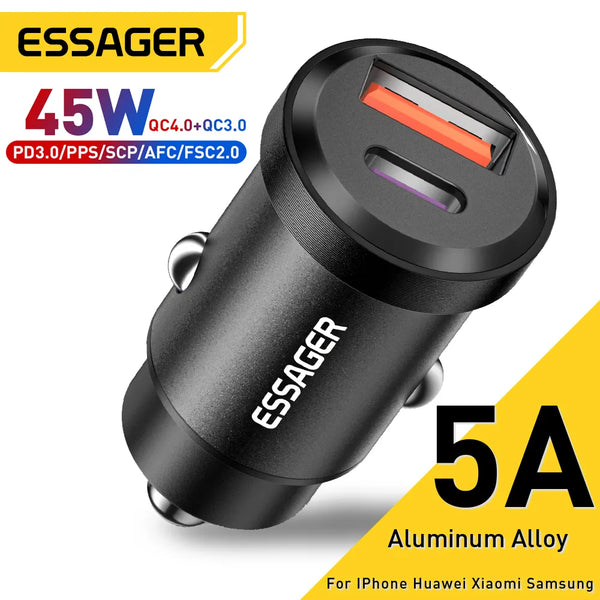 Essager 45W USB Car Charger