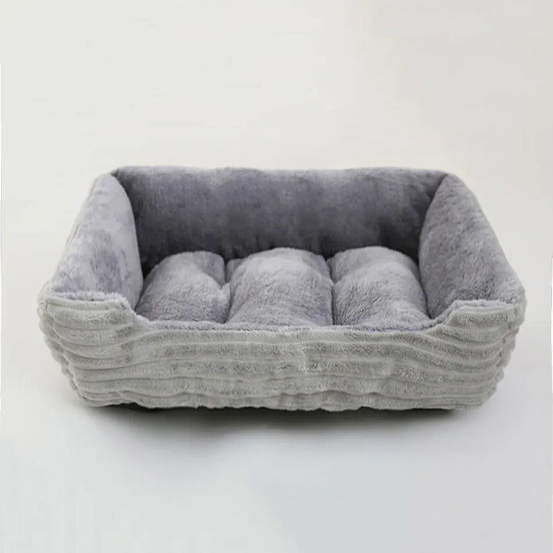 Large square dog bed with sides | widgetbud