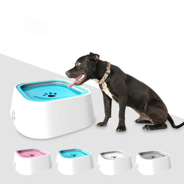 1.5L Dog Drinking Water Bowls Floating