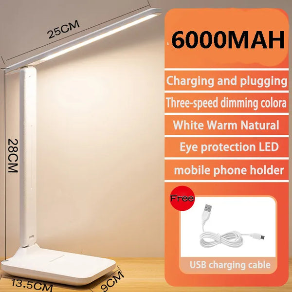 6000mAh Chargeable LED Table Lamp
