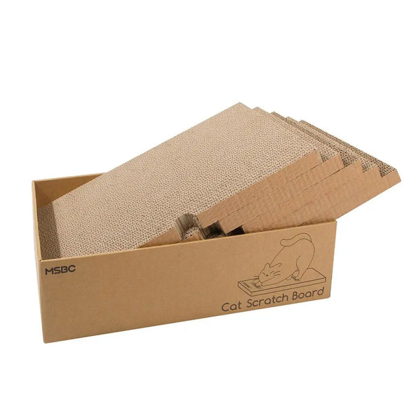 5pcs/box Cat Scratching Board Mat Scraper