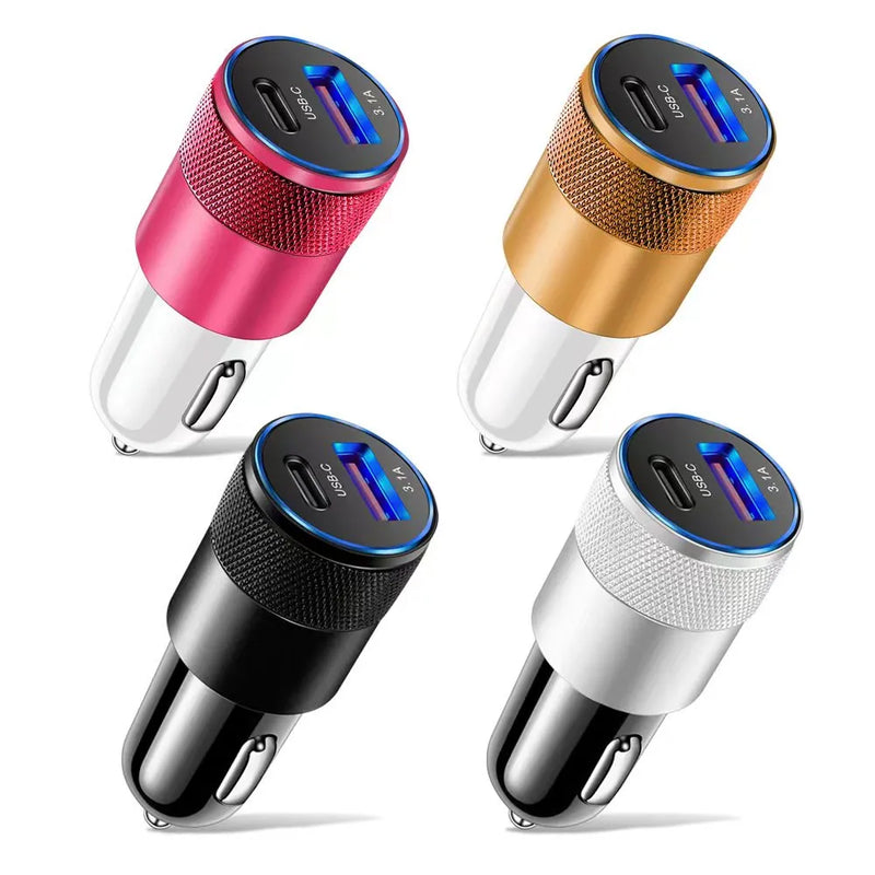 66W USB Car Charger Type C Fast Charging