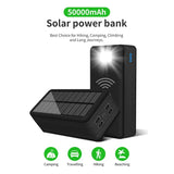 Solar Power Bank 100000mAh Solar Charging