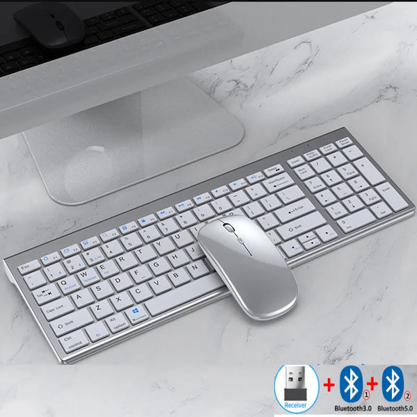bluetooth rechargeable keyboard and mouse