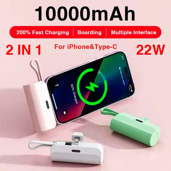 10000mAh Mini Portable Power Bank