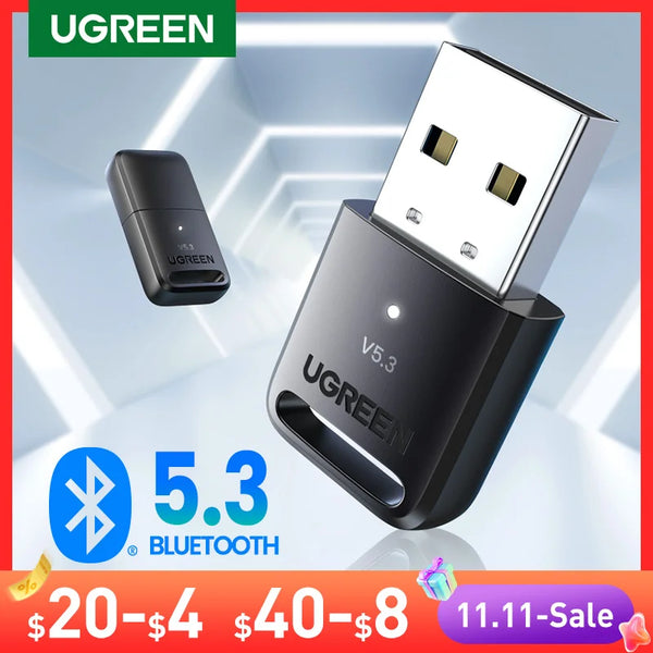 UGREEN USB Bluetooth 5.3 5.0  Dongle Adapter