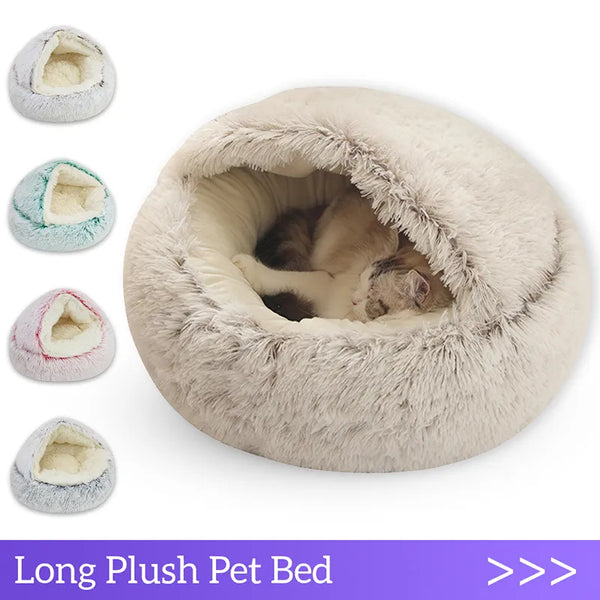 round pet bed