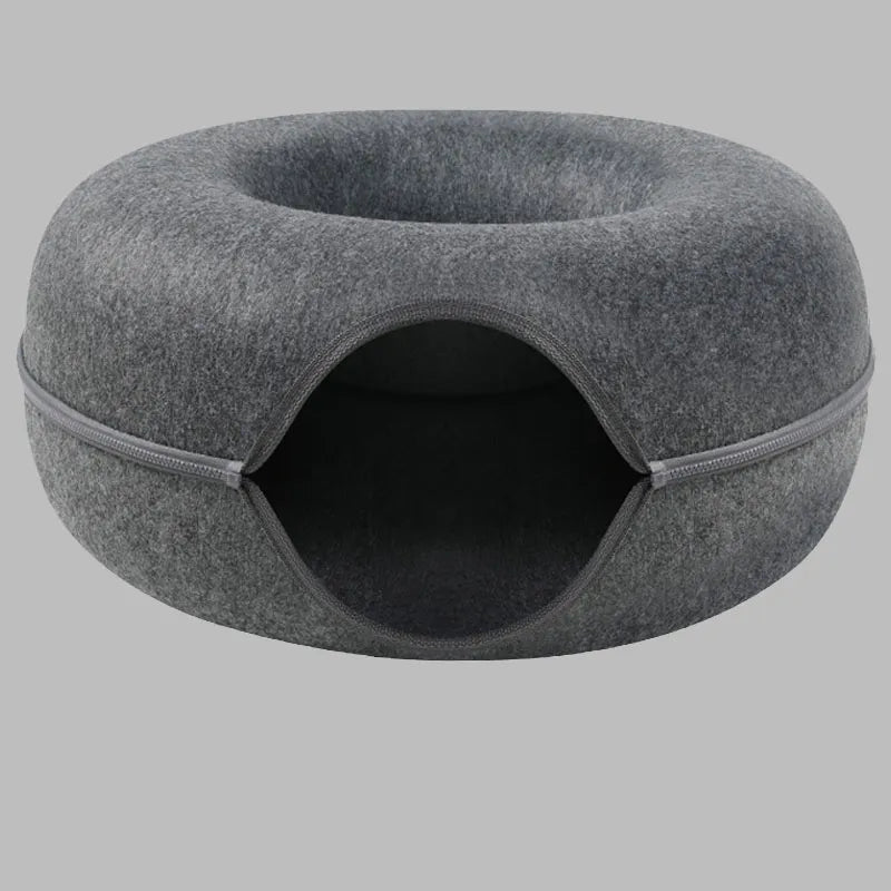 cat tunnel bed donut | Widgetbud