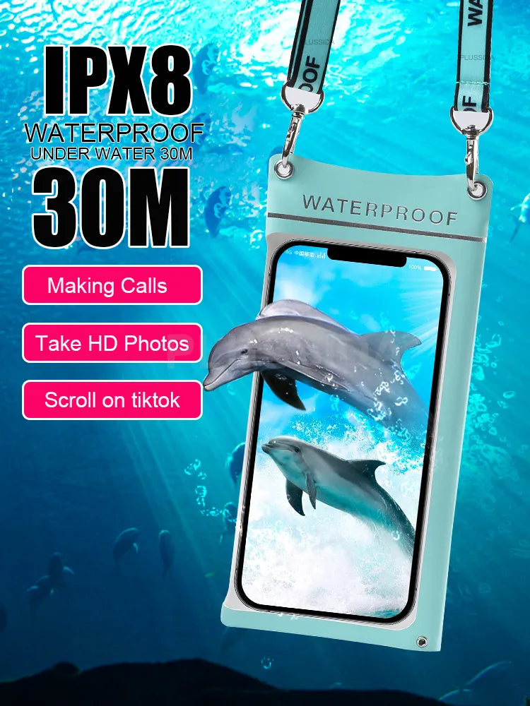 Waterproof Phone Case Pouch Bag For iPhone 14 13 12 11 Pro Max