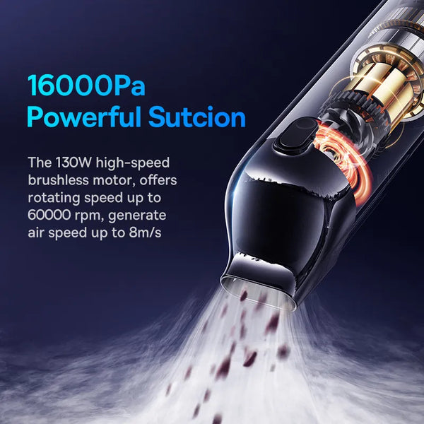 Baseus A5 16000Pa Wireless Car Vacuum Cleaner