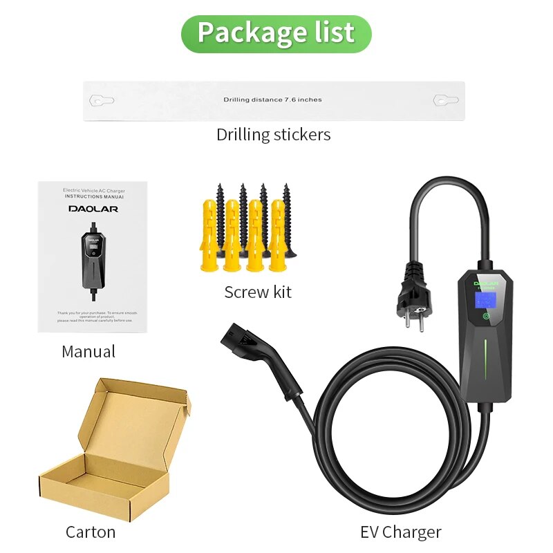 Daolar 3.5KW 16A car charger