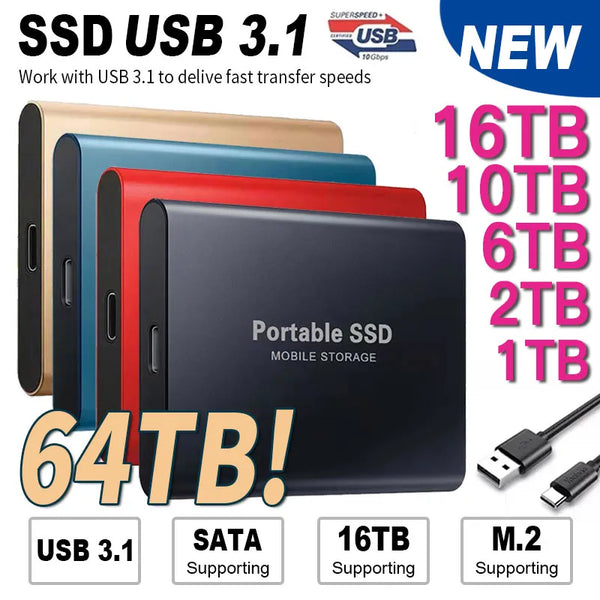 ssd external hard drive 2tb