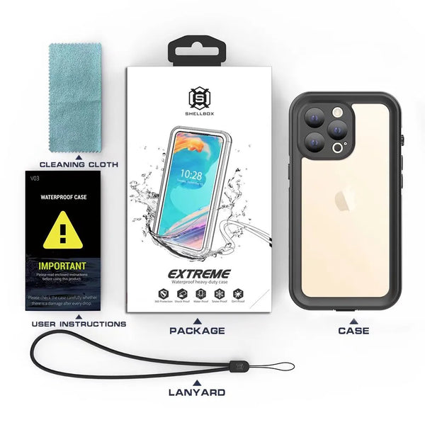 IP68 Waterproof Case For IPhone 14 15 13 12 11 Pro Max