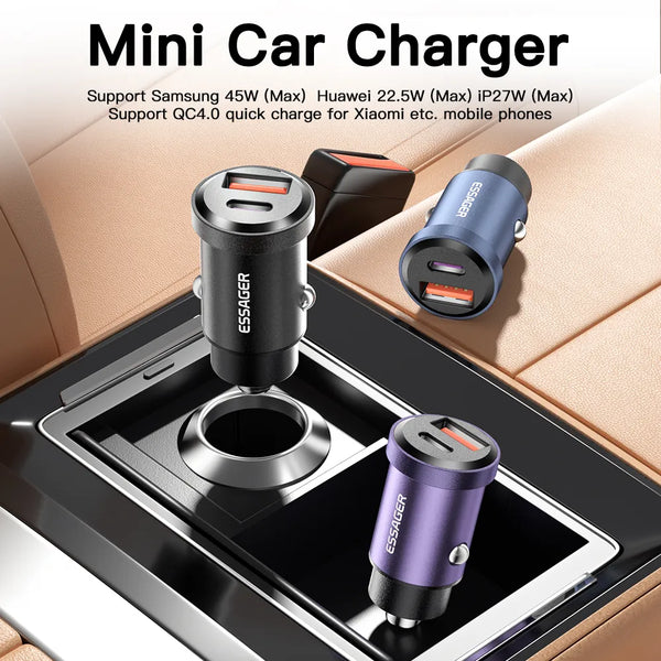Essager 45W USB Car Charger