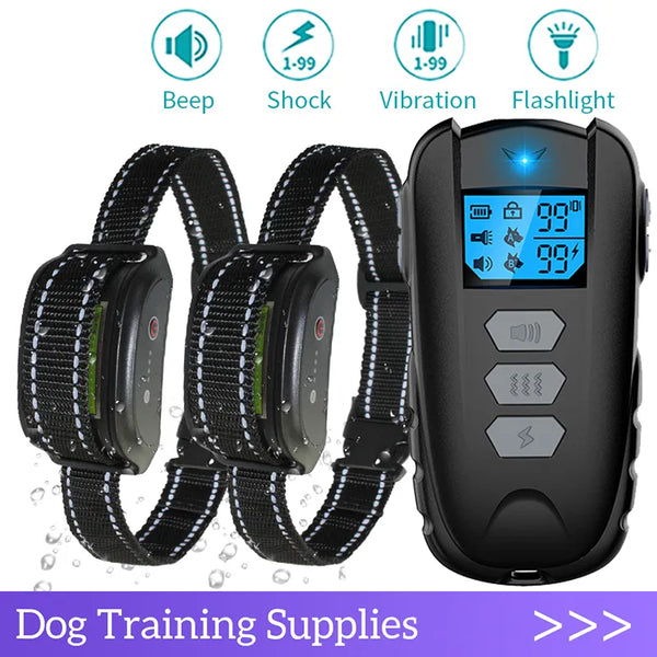remote control dog training shock collar