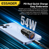 Essager 54W USB Car Charger 5A Fast Charing