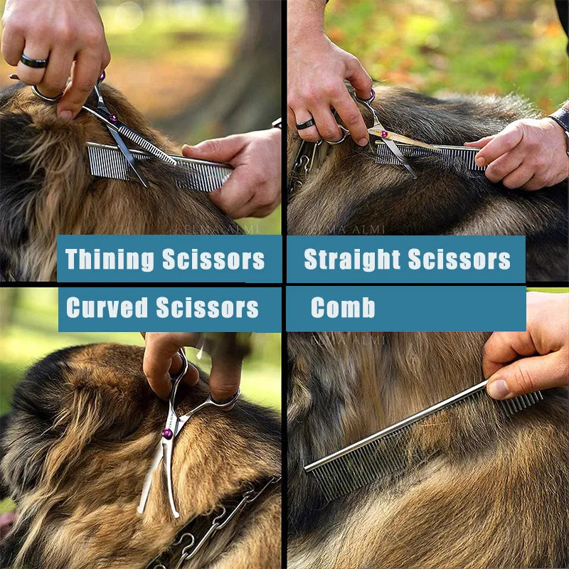 8 inch dog grooming scissors | widgetbud