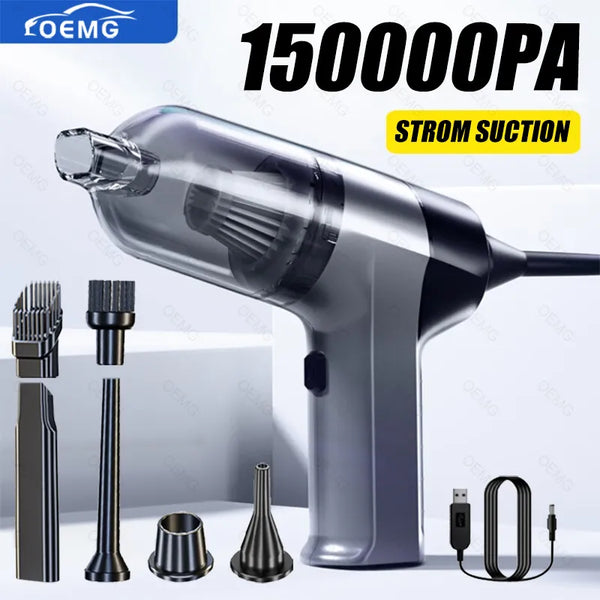 150000PA Car Vacuum Cleaner Wireless