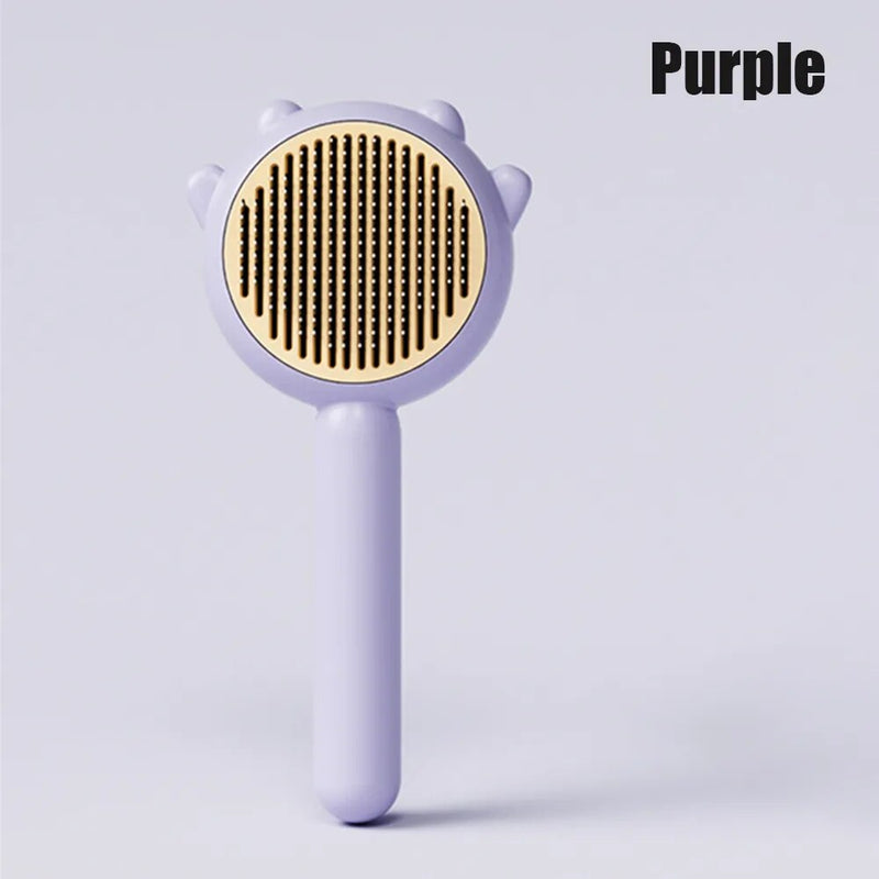 cat hair removal massaging shell comb | widgetbud