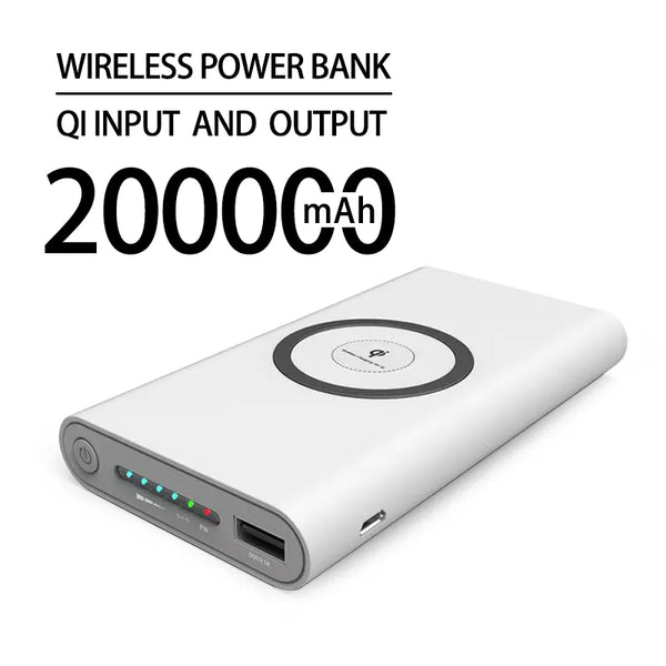 200000mAh Power Bank Two-Way Wireless Fast Charging P