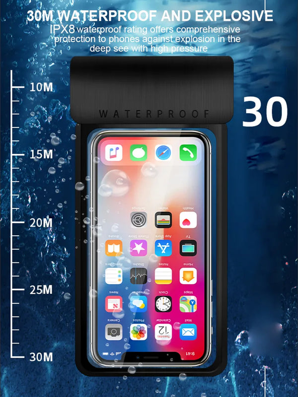 IPX8 Universal Waterproof Case For iPhone 12 11 13 Pro Max