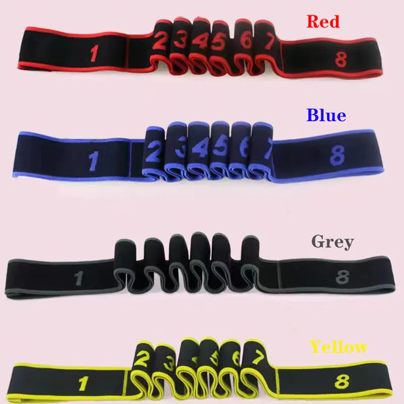 Yoga Pull Strap Belt Polyester Latex Elastic