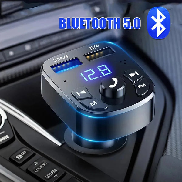 Car Bluetooth Music Adapter FM Transmitter Receiver